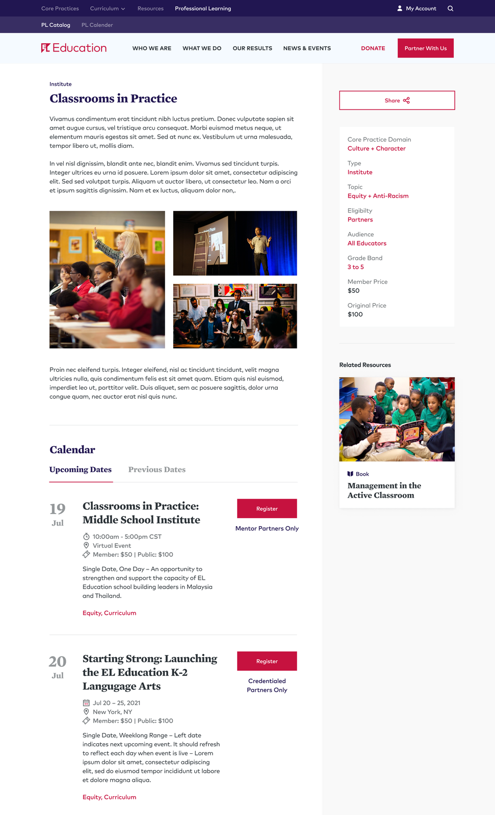 EL Education | Type/Code